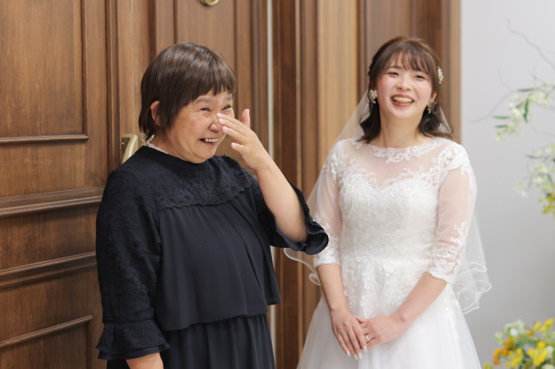 お母さまから新婦さまへ