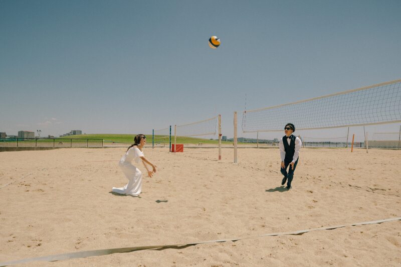 バレーボールも楽しんで!