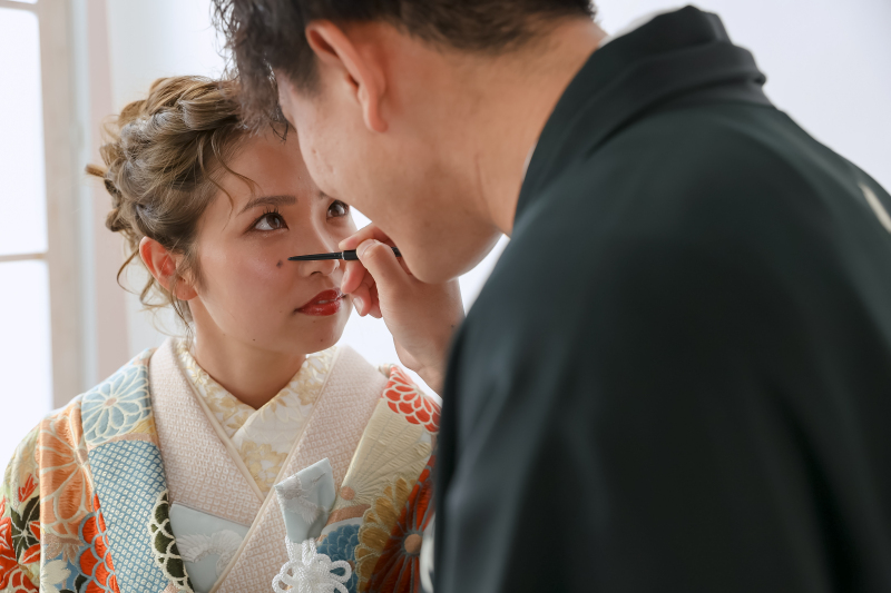 新郎さまが新婦さまに・・・