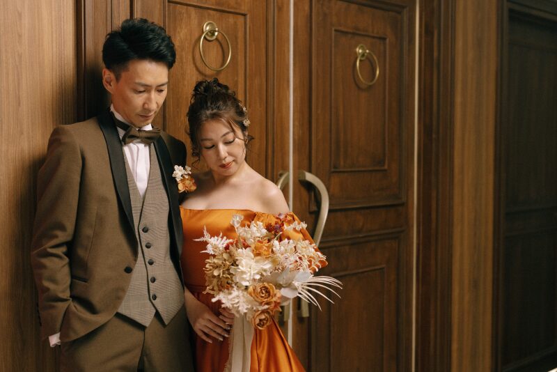 カラードレスへチェンジ!