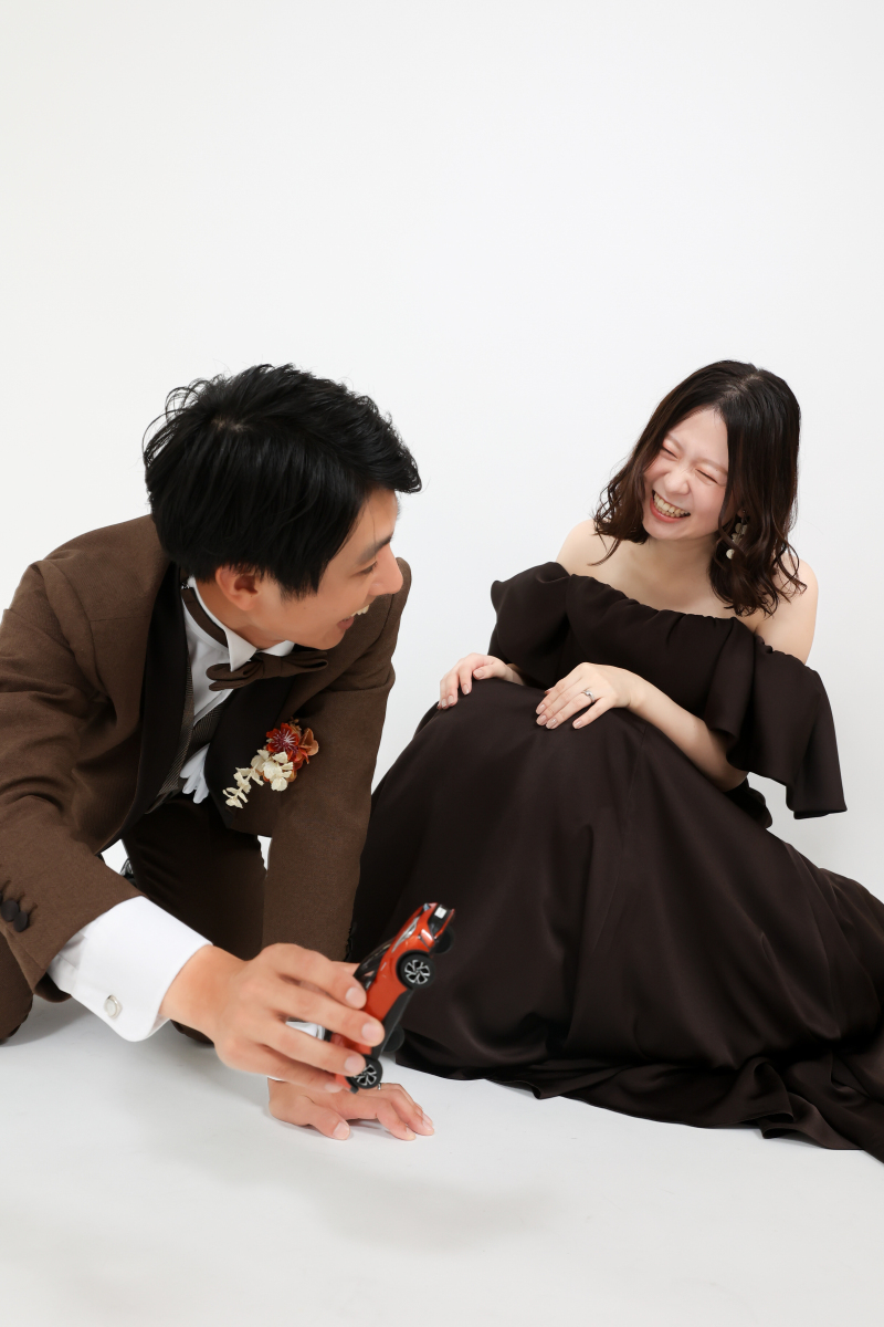 愛車のミニカーを使って