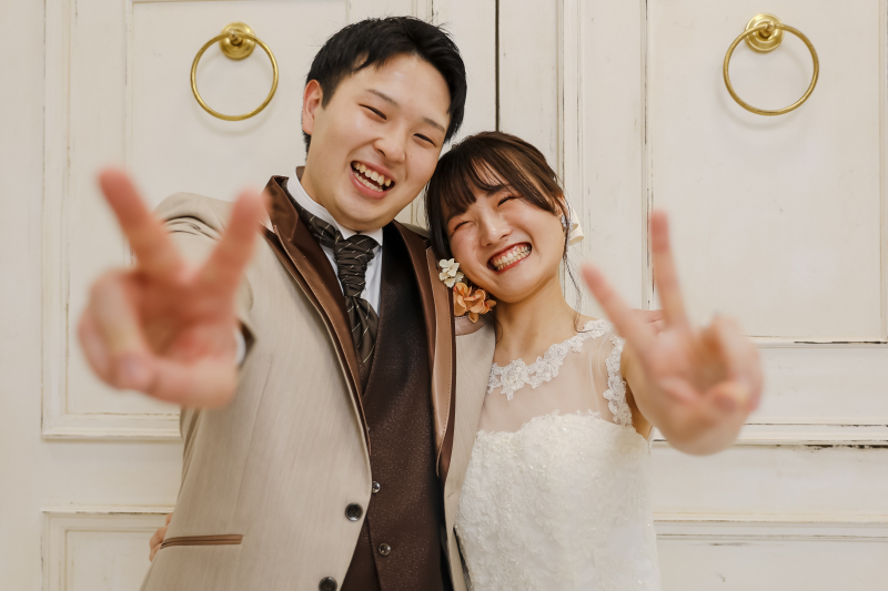 最後は全力でピース!!