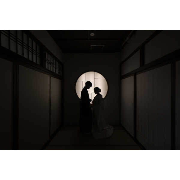 お二人を映し出すシルエット