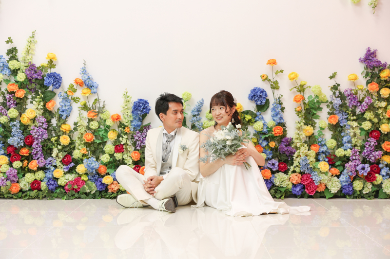 ちょこんと座りショットも