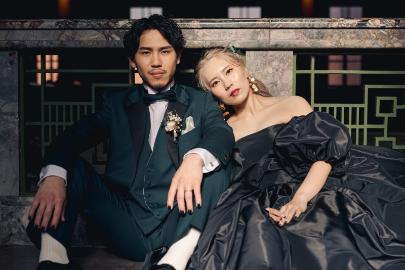 お二人ともまるでモデル?