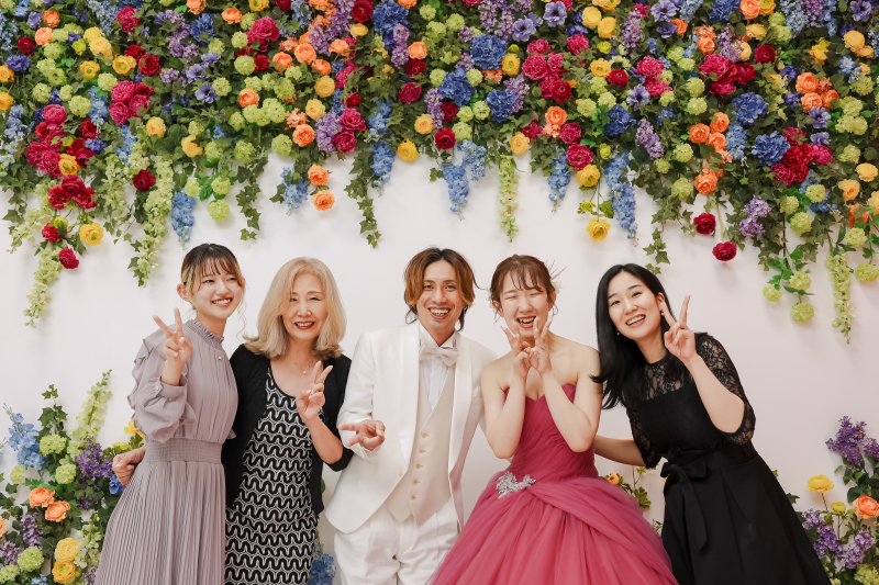 最後は笑顔でピース!