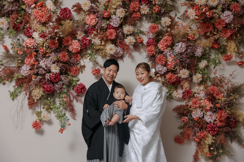 お子さんも和装を着て