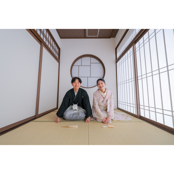 お辞儀ショット