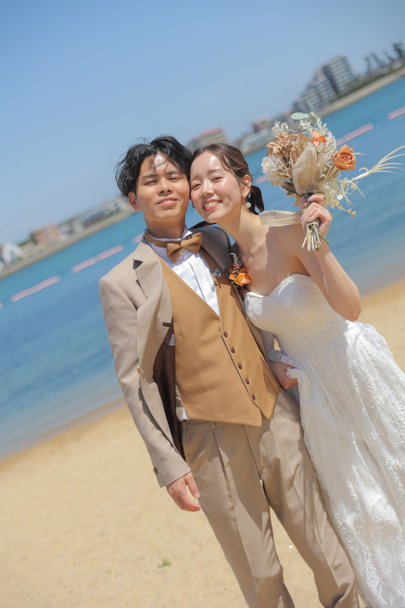 海辺で寄り添う時間