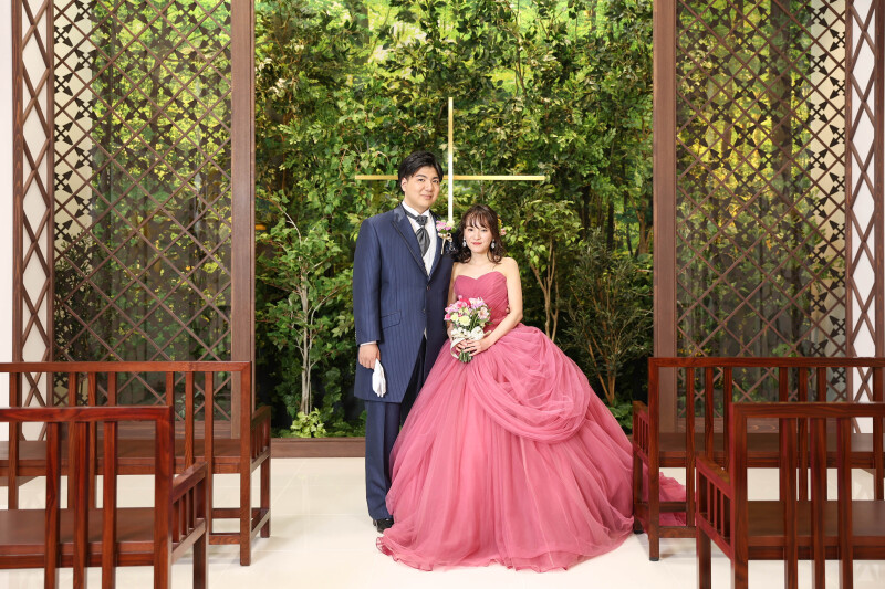 【和装洋装スタジオプラン】花束に意味を込めて