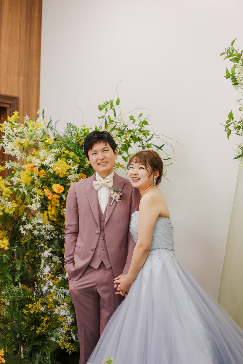 カラードレスにチェンジ！