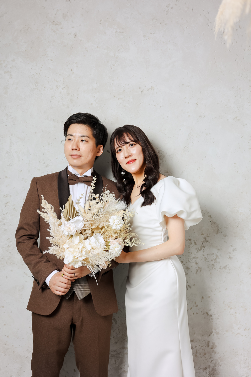 柔らかい表情で