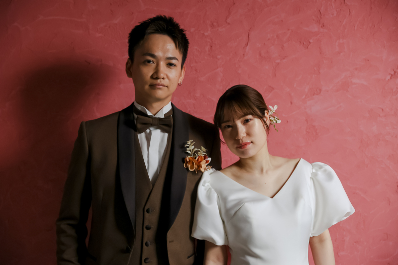 自由自在のピンクの壁