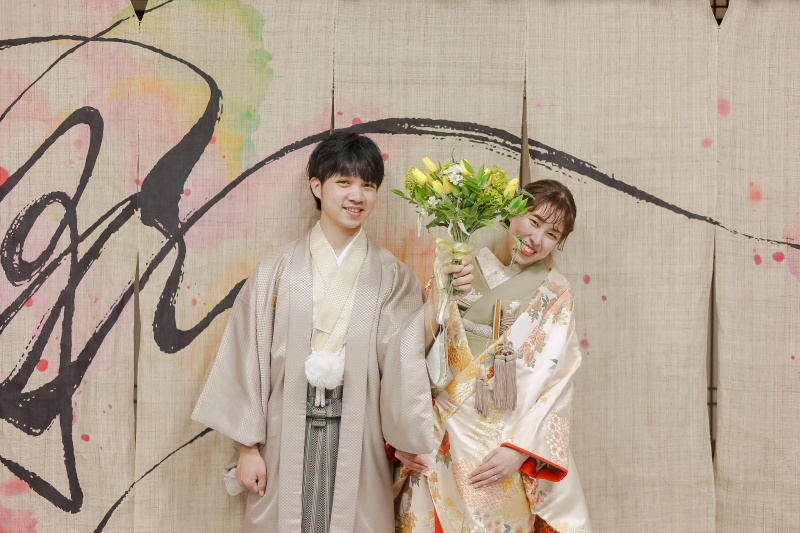 【和装スタジオプラン】お二人と創る時間