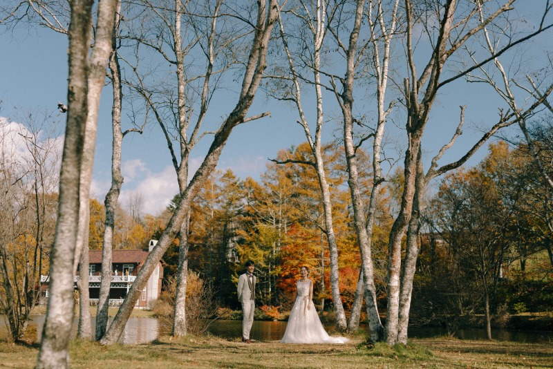 軽井沢でプライベートな空間を