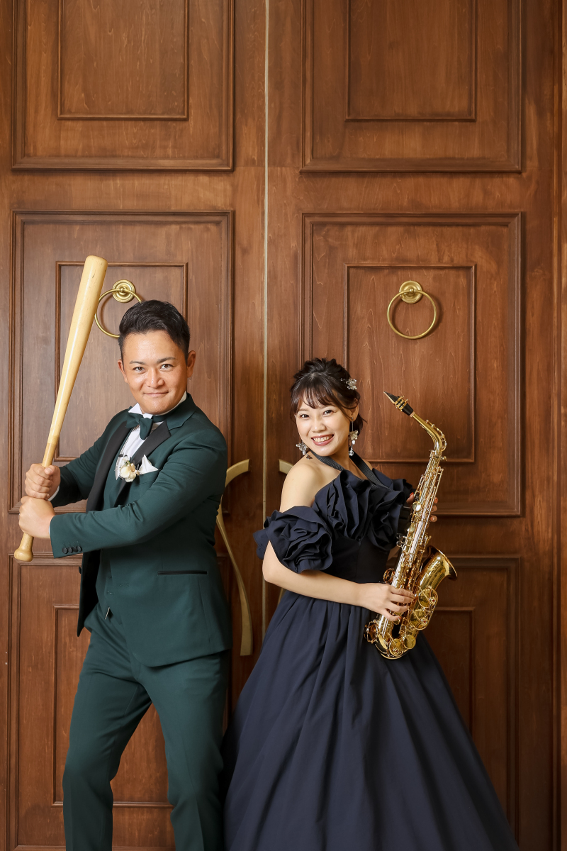 お二人それぞれの思い出の品を!