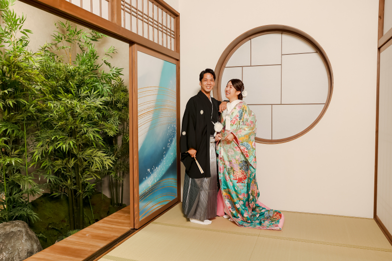 たくさんの色味がある1枚のお写真