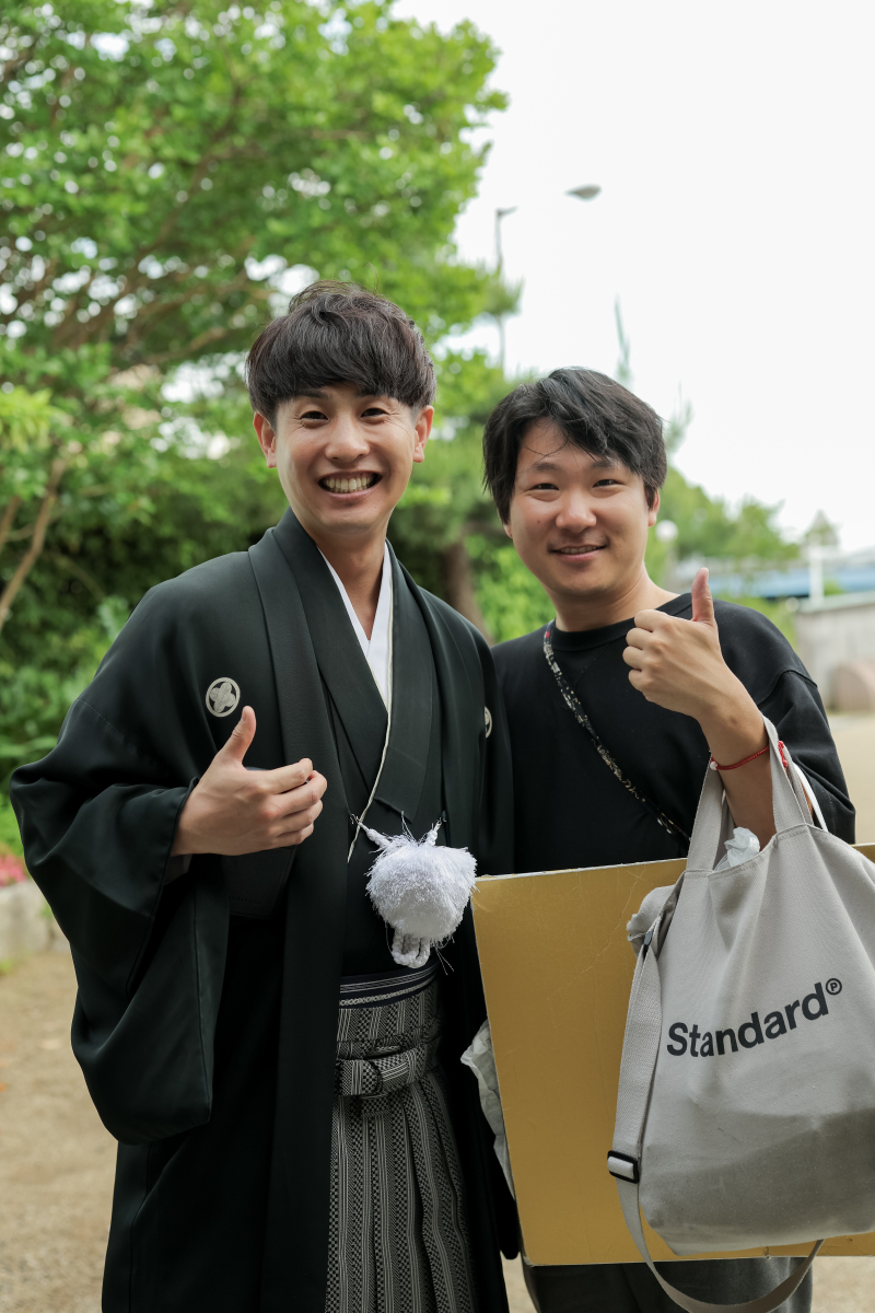 支えてくれた人とともに