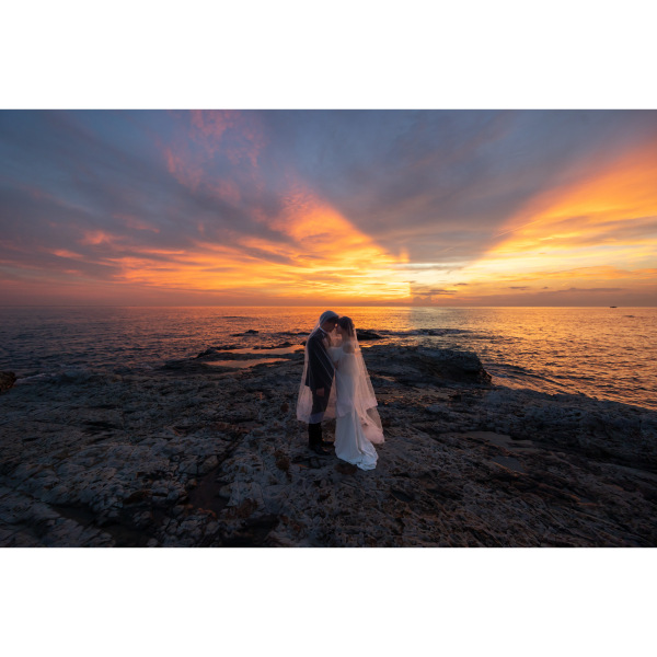 ロマンチックな空に