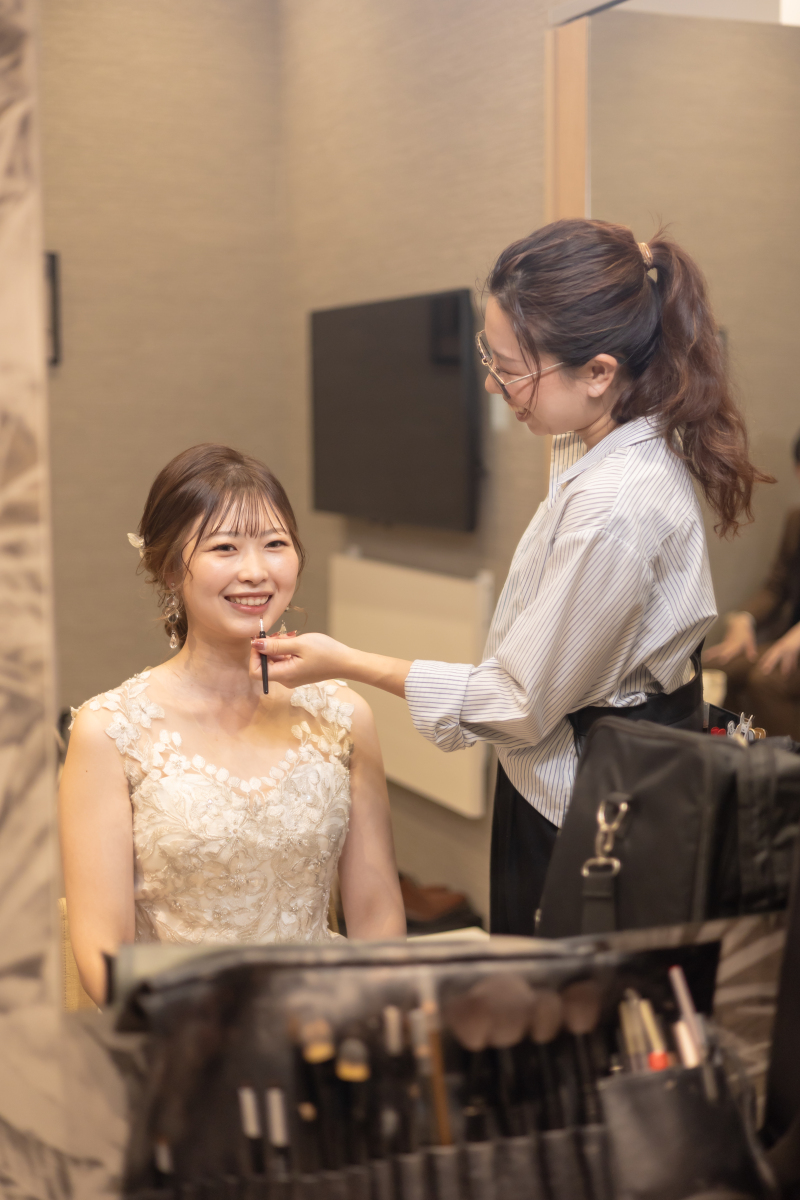 お支度ショット