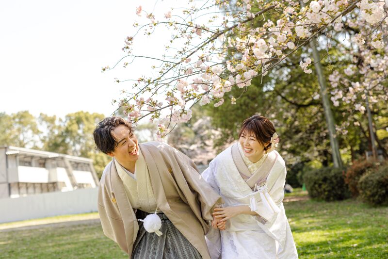 無邪気に撮影を楽しむ