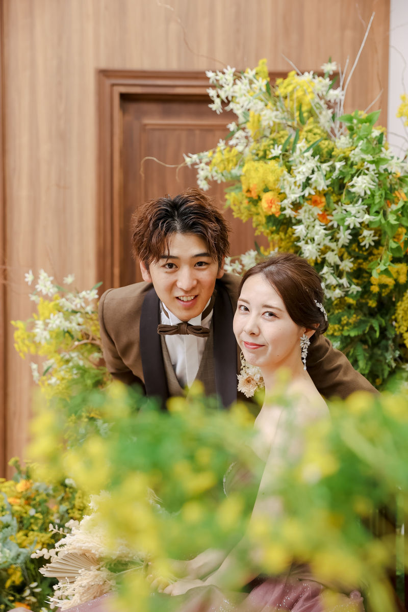 ミモザに囲まれて