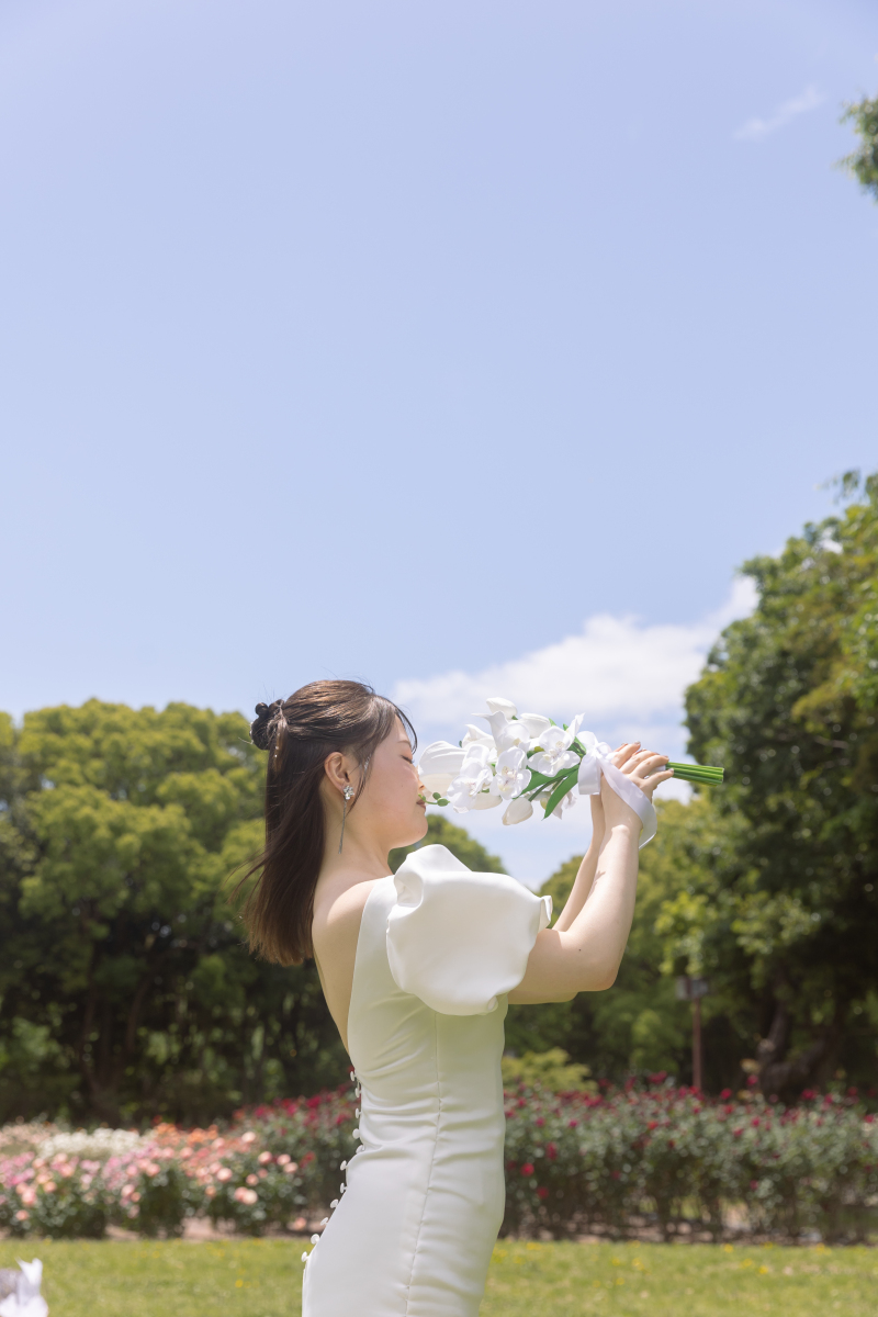 花束にそっと想いをのせて