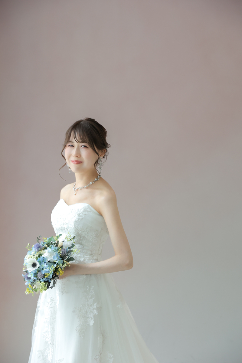 ブーケと彩る花嫁姿