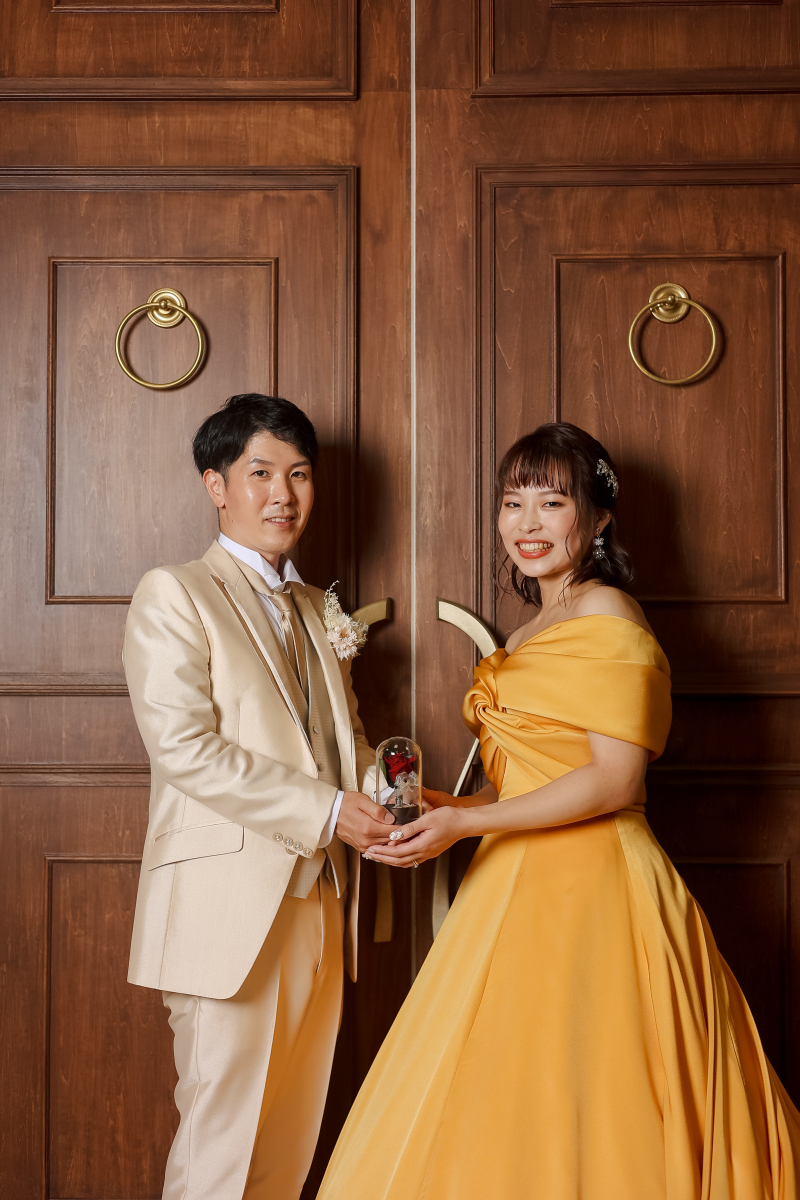 カラードレスにチェンジ!