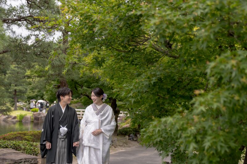 日本庭園で紡ぐ新たな門出
