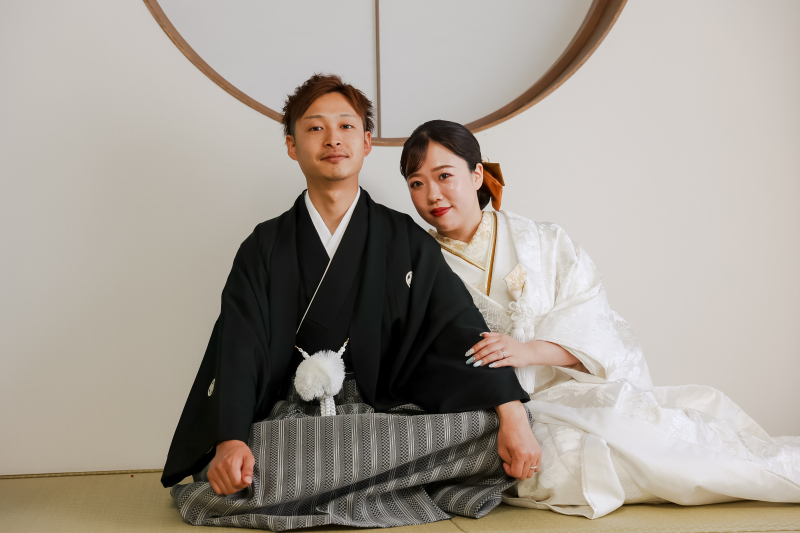 おふたりで寄り添って