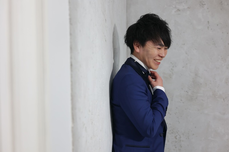 新郎様ソロショット!