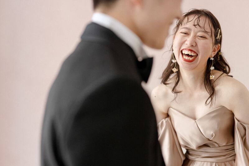 お互いが好きな表情を写真に閉じ込める