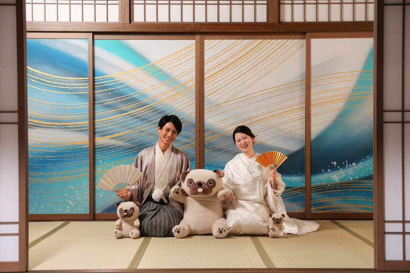 お二人の大切なぬいぐるみと