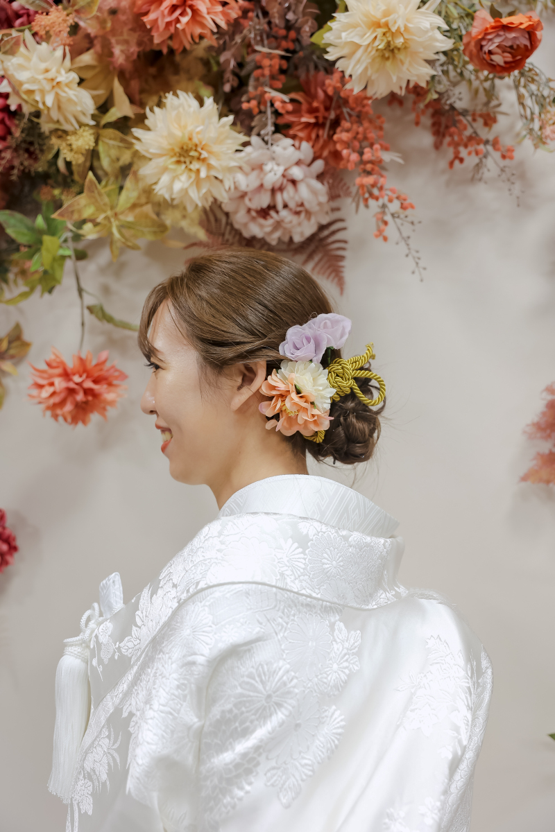 手作りの髪飾り