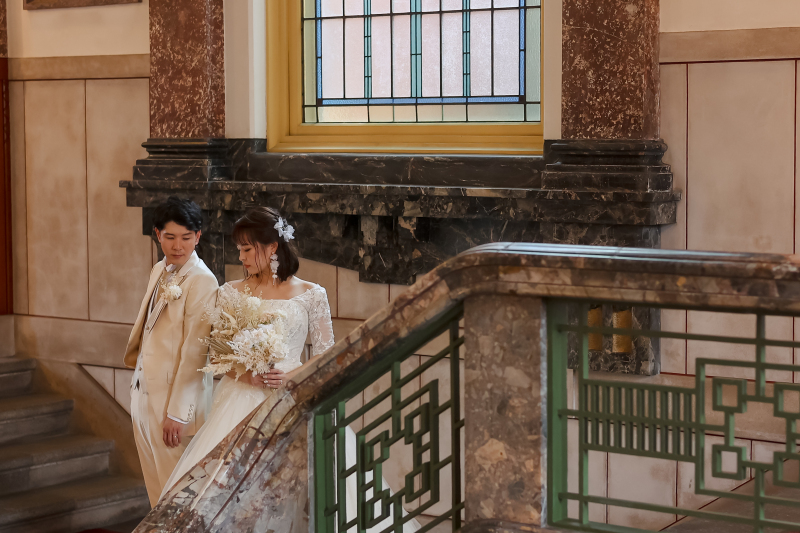 洋館の雰囲気に包まれて