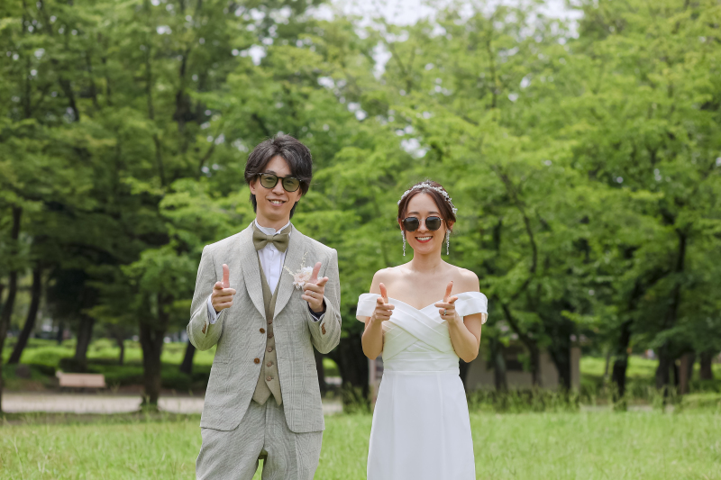 サングラスを使って