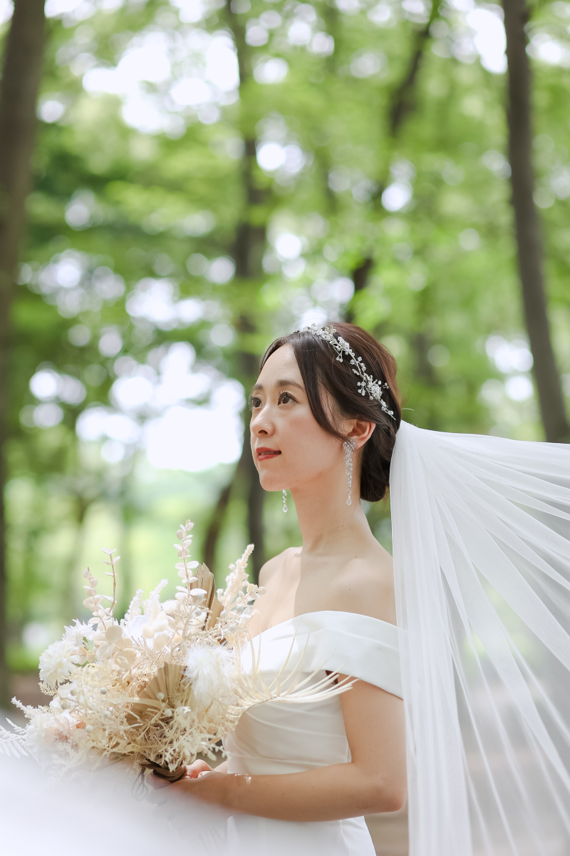 ベールに包まれ