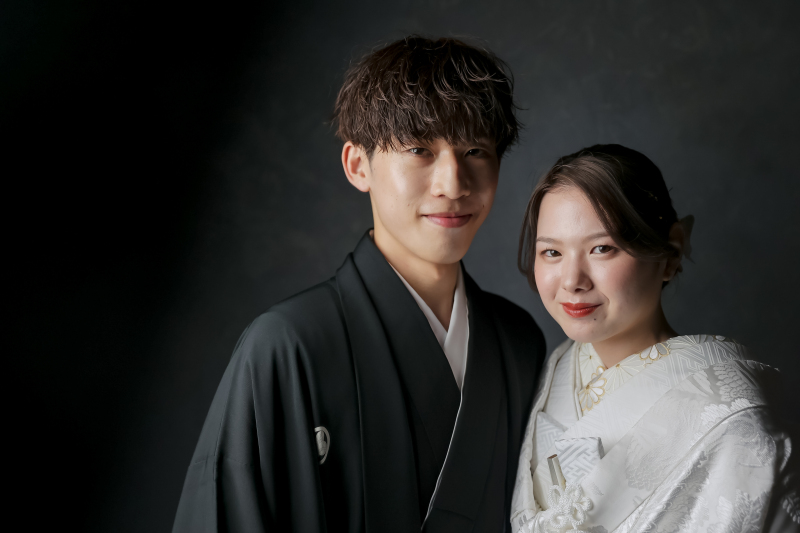 【和装スタジオプラン】洗練されたお二人