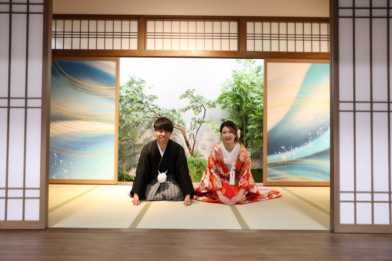 お二人揃ってご挨拶