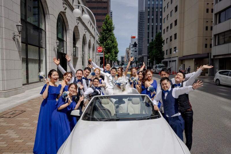 【和装洋装スタジオプラン】仲間と家族と迎える日