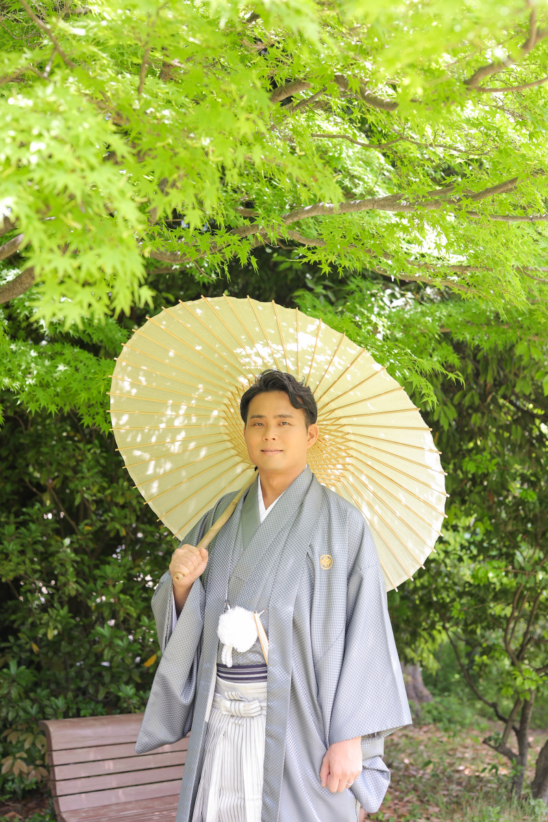 続いて新郎様もソロショット