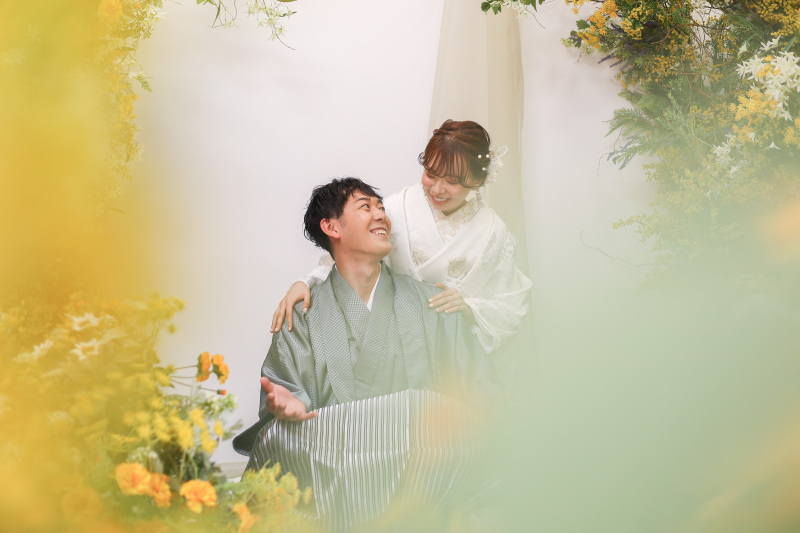 見つめ合ってパシャリ