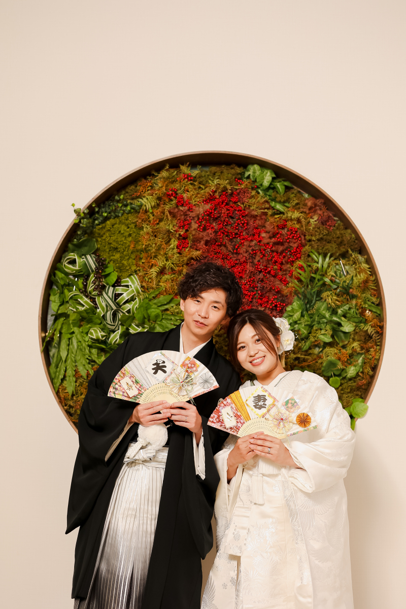 自作アイテムと共に