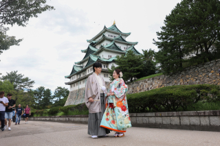 【和装スタジオ和装ロケーション】名古屋城での和装ロケーション♪