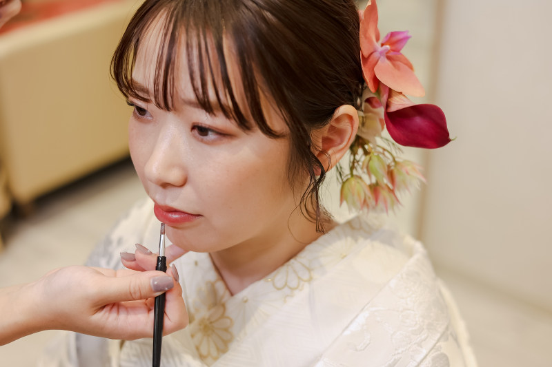 お支度ショット