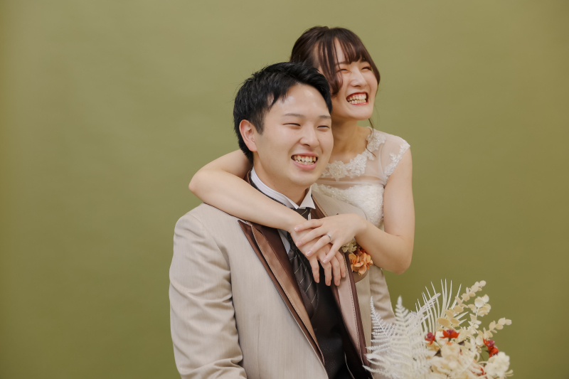 幸せ溢れるお二人の表情