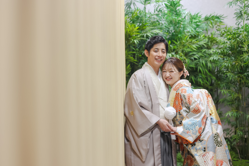 ぐっとお顔を寄せて