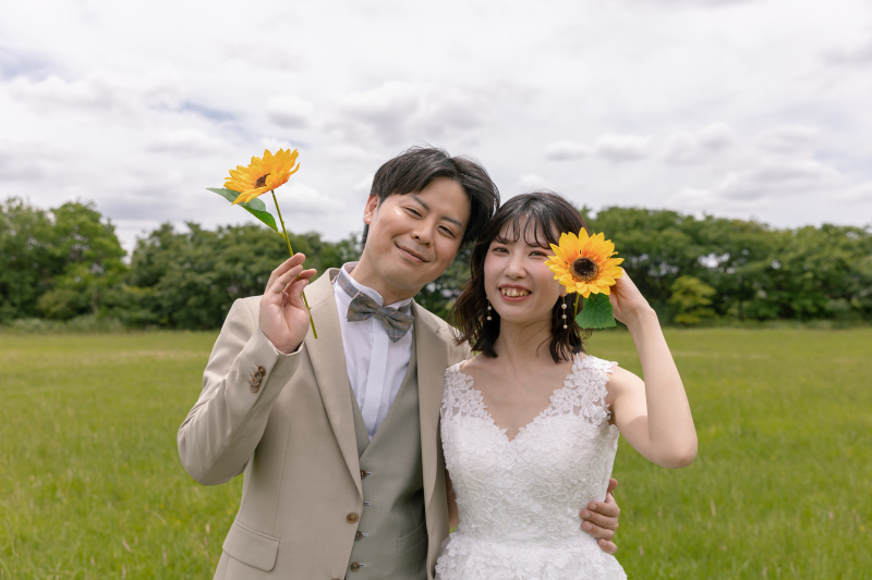 自然の中で祝うアニバーサリー