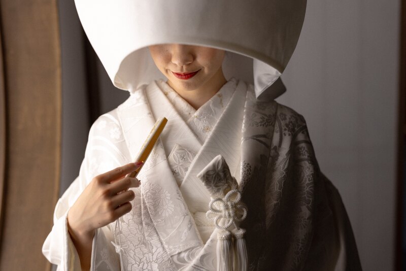 日本の花嫁の美しさ